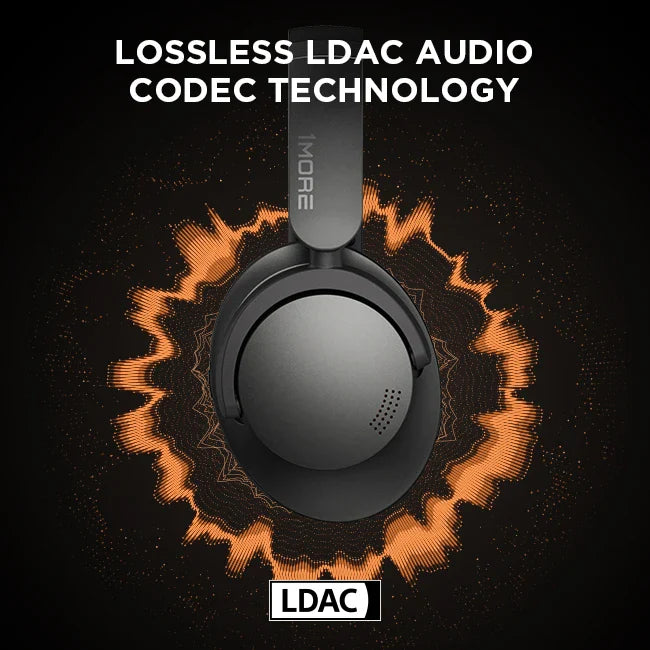 1MORE SonoFlow Wireless Headphones β Active Noise Cancelling with LDAC Lossless Codec