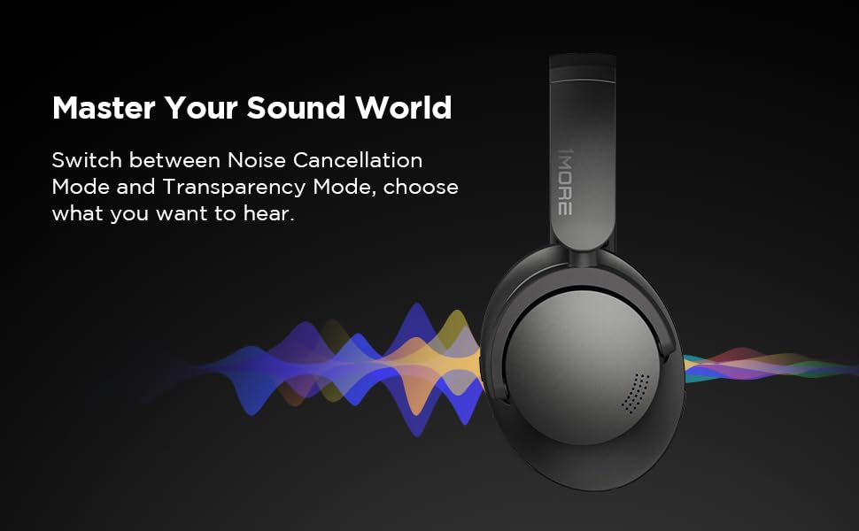 1MORE SonoFlow Wireless Headphones β Active Noise Cancelling with LDAC Lossless Codec