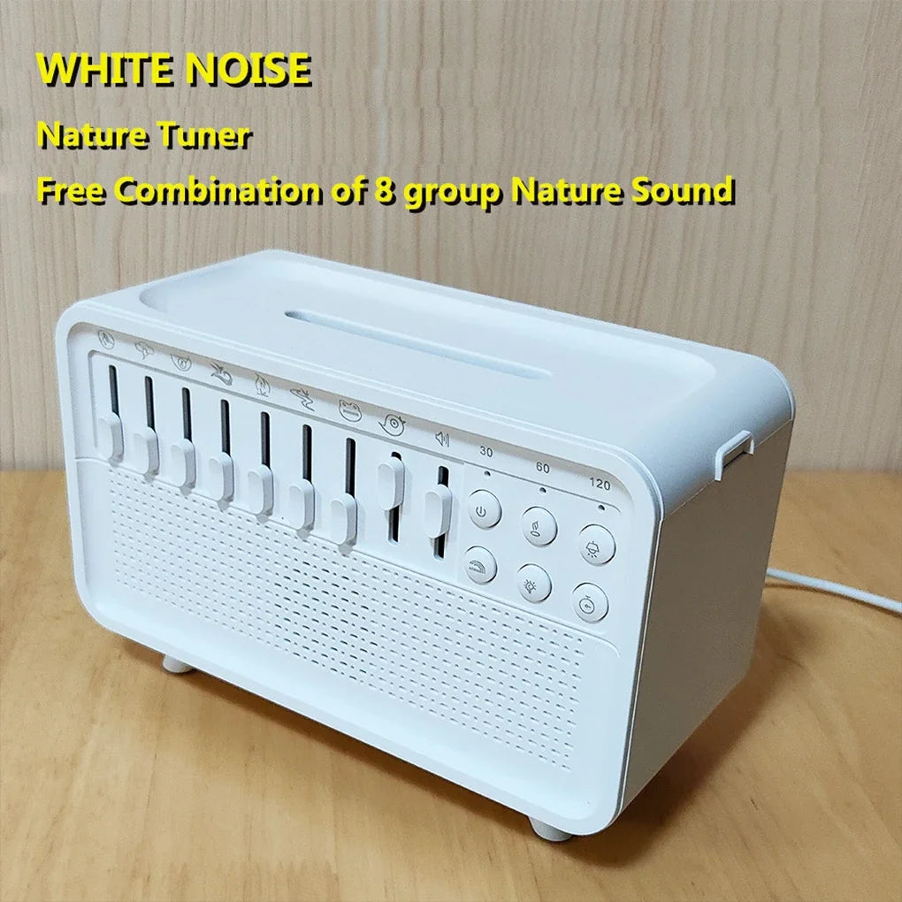 Aroma Diffuser with White Noise, Humidifier, Night Light & Bluetooth Speaker