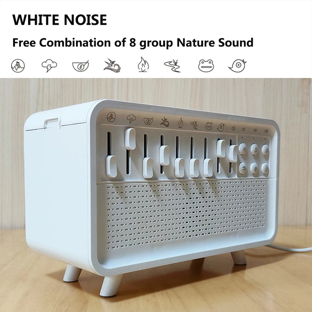 Aroma Diffuser with White Noise, Humidifier, Night Light & Bluetooth Speaker